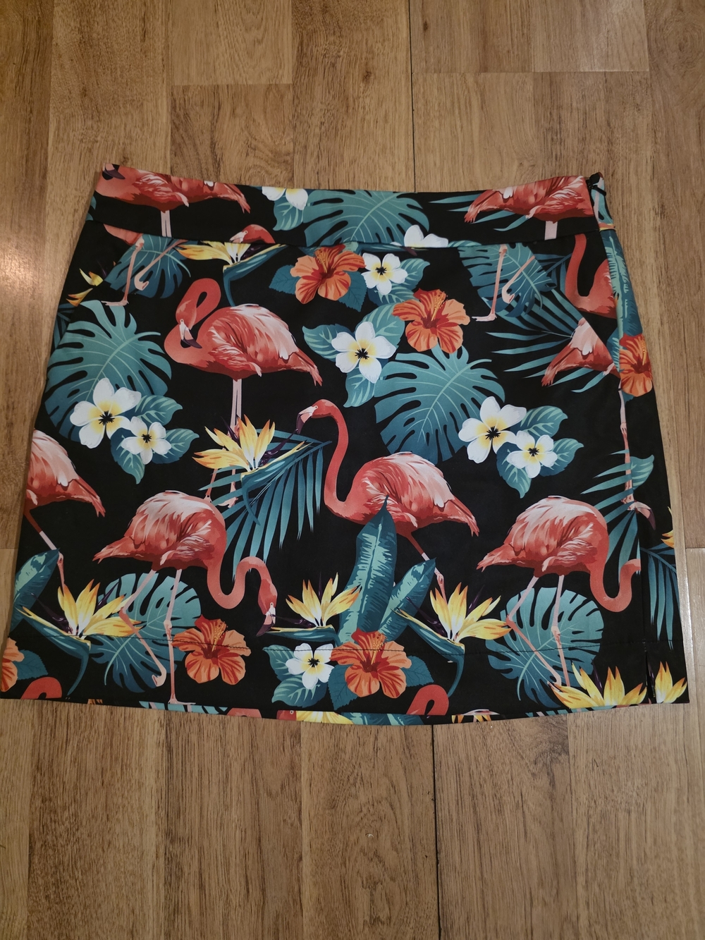 Ladies Loudmouth Golf Tropical Flamingo Skort Size 8